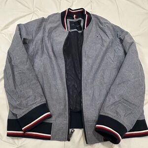 Tommy Hilfiger Men's Blue Bomber Jacket